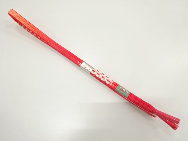 未使用品　正絹　手組帯締め